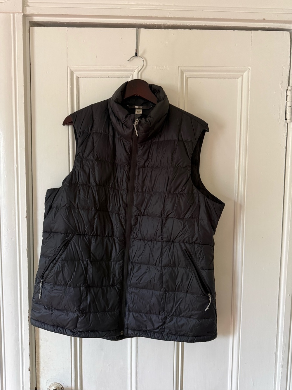 REI Black Quilted Insulated Packable Vest